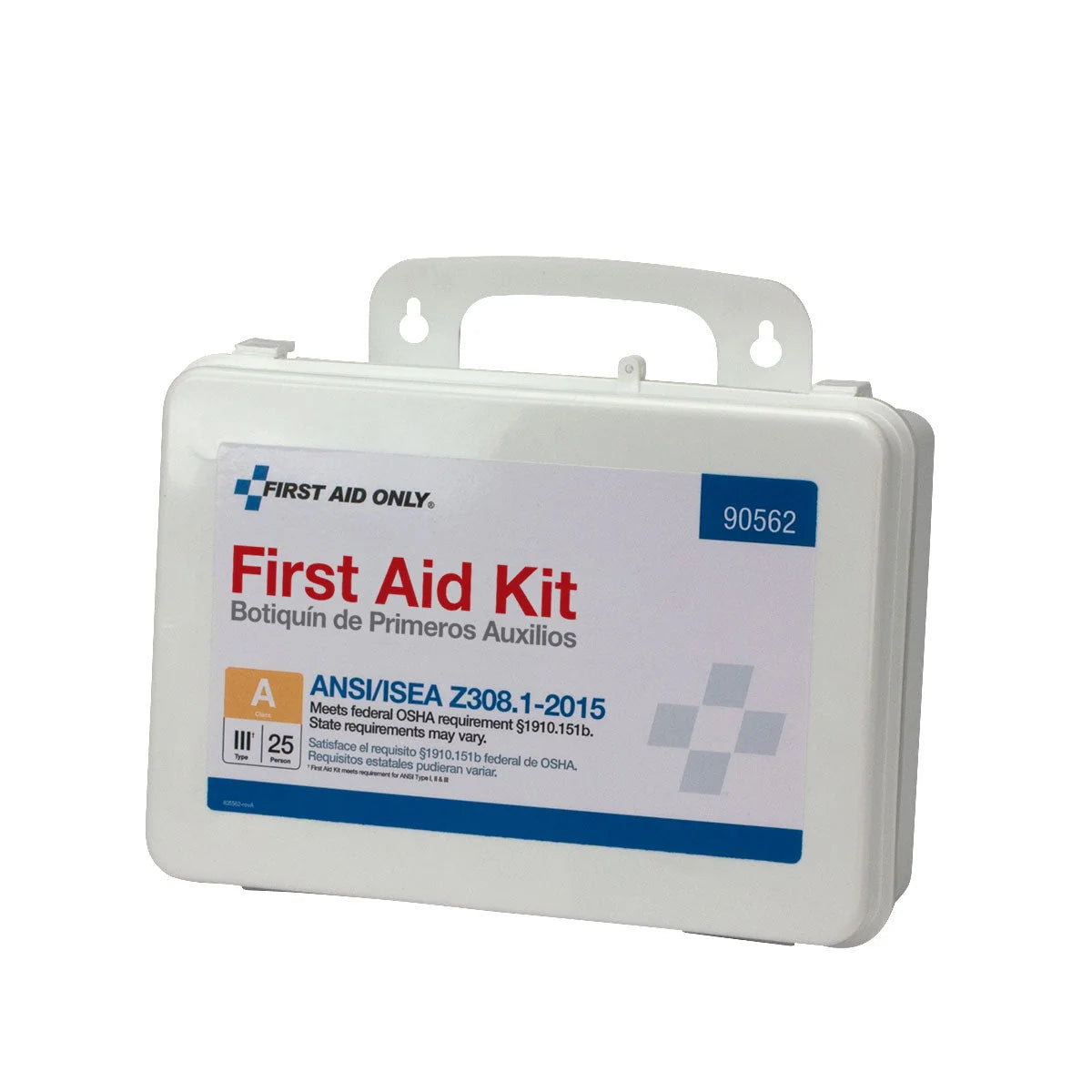 25 Person Bulk Plastic ANSI A, First Aid Kit