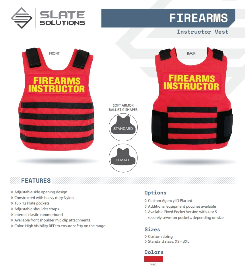 FIREARMS INSTRUCTOR VEST