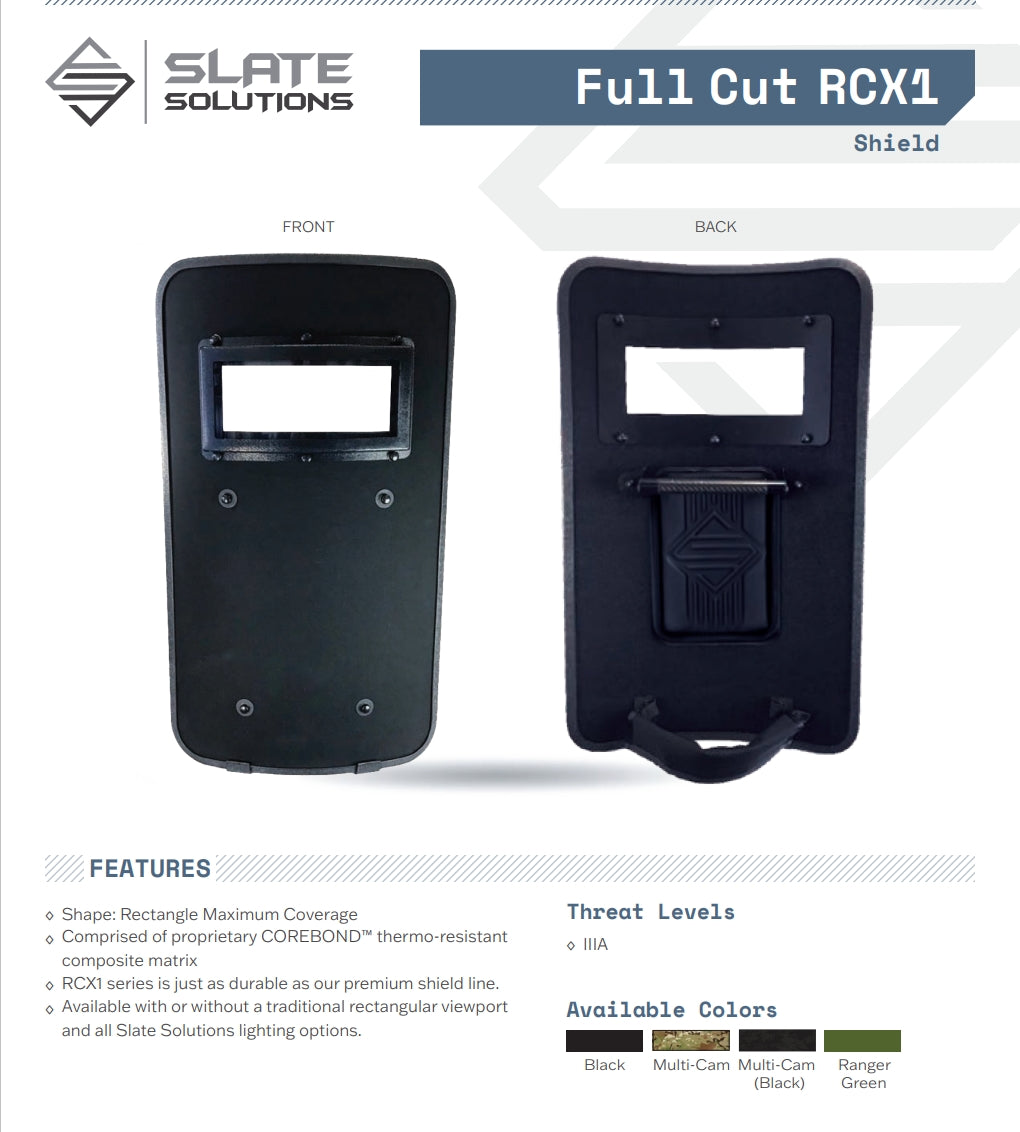 RCX1 SERIES SHIELD