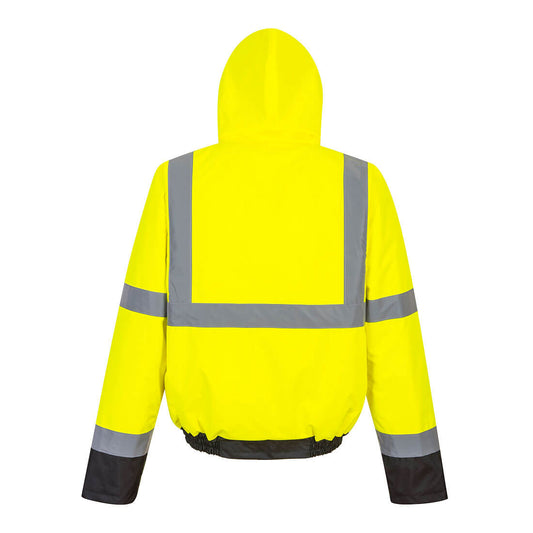 Hi-Vis Contrast Winter Bomber Jacket