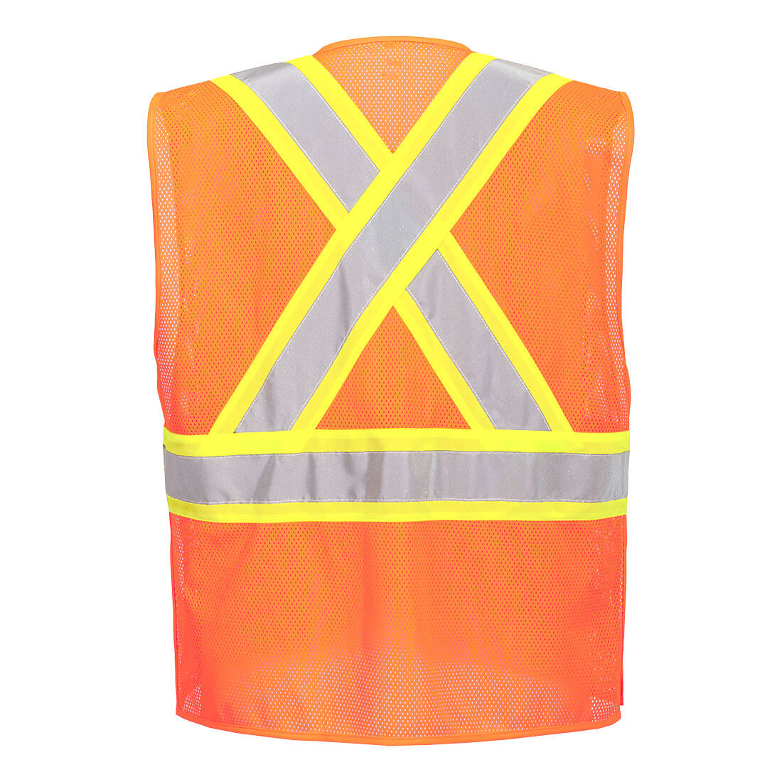 Hi-Vis Mesh X Back Expandable Breakaway Vest