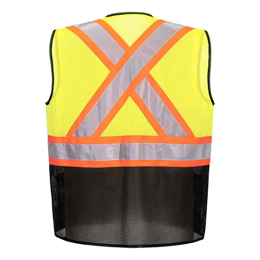 Frisco Hi-Vis X Back Contrast Executive Vest