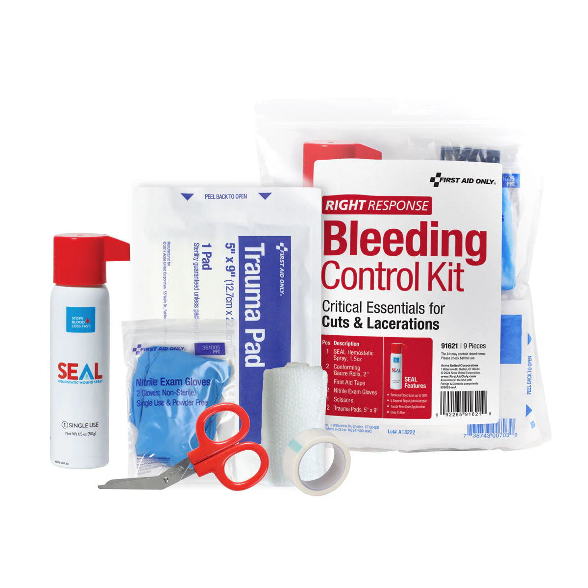 Critical Essentials Bleeding Control Kit For Cuts & Lacerations