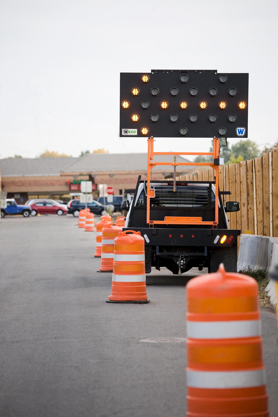 Folding Frame Arrow Board Skids