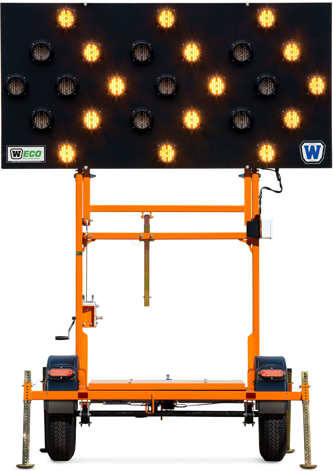 W|ECO Folding Arrow Boards