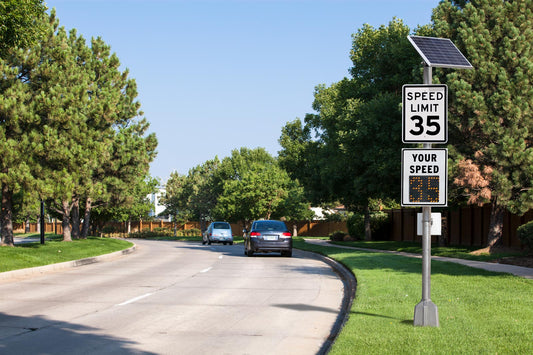 Pole Mount Radar-Speed Signs
