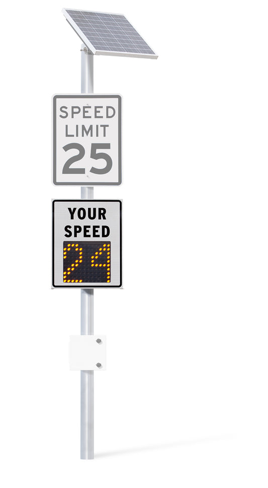 Pole Mount Radar-Speed Signs