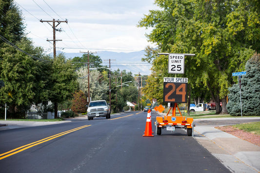 Compact Radar-Speed Trailer