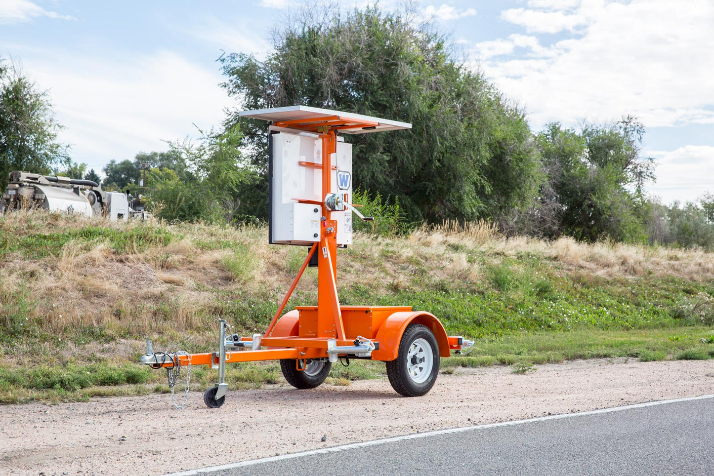 Compact Radar-Speed Trailer
