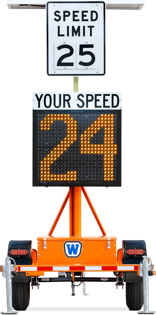 Compact Radar-Speed Trailer