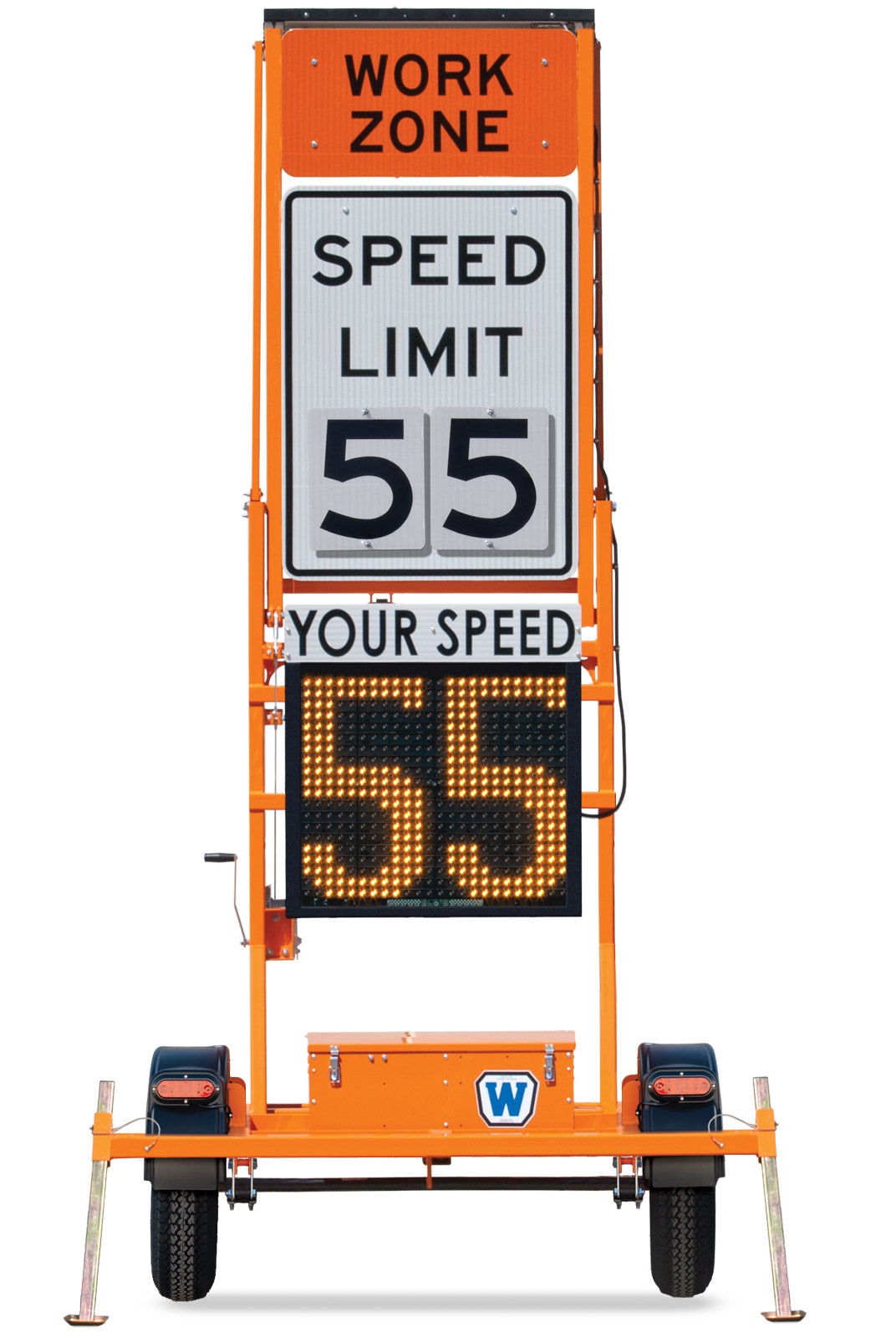 Folding Frame Radar-Speed Trailers