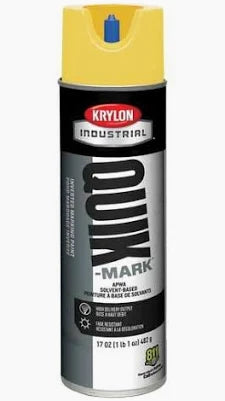Krylon® 17 Ounce Aerosol Can Industrial Quik-Mark™ Solvent-Based Inverted Marking Paint