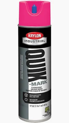 Krylon® 17 Ounce Aerosol Can Industrial Quik-Mark™ Solvent-Based Inverted Marking Paint